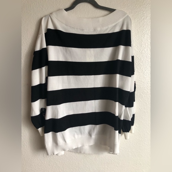 ASHLEY STEWART OFF THE SHOULDER SWEATER SIZE: 14/16 - Picture 2 of 11